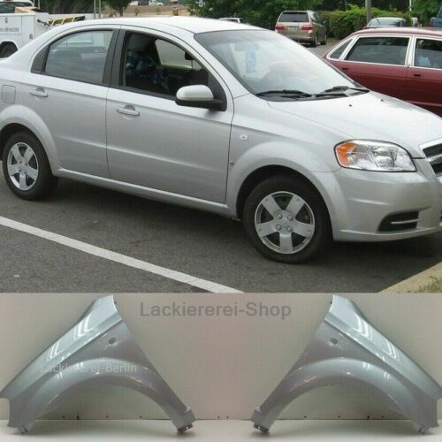 KOTFLÜGEL VORNE LACKIERT IN WUNSCHFARBE NEU für Chevrolet Aveo Stufenheck 2006-2011 