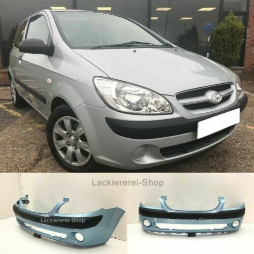 STOßSTANGE VORNE LACKIERT IN WUNSCHFARBE + STOßLEISTE NEU für Hyundai Getz 2005-2009 
