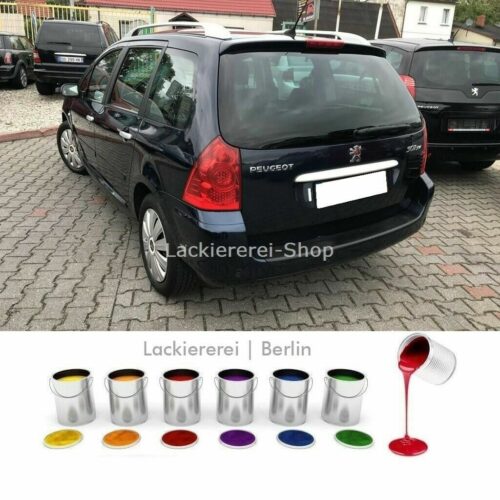 STOßSTANGE HINTEN LACKIERT IN WUNSCHFARBE NEU für Peugeot 307 SW KOMBI PDC