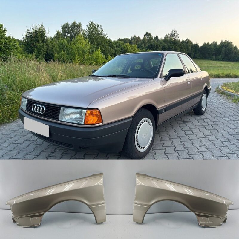 KOTFLÜGEL VORNE LACKIERT IN WUNSCHFARBE NEU für Audi 80 1987-1991
