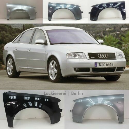 KOTFLÜGEL VORNE LACKIERT IN WUNSCHFARBE NEU für Audi A6 C5 2001-2005