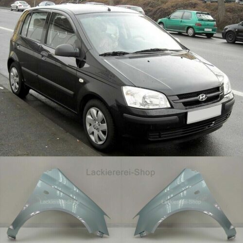 KOTFLÜGEL VORNE LACKIERT IN WUNSCHFARBE NEU für Hyundai Getz 2002-2005 