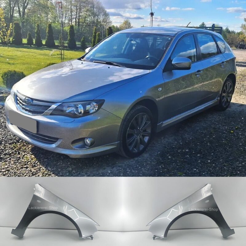 KOTFLÜGEL VORNE LACKIERT IN WUNSCHFARBE NEU für Subaru Impreza 2007-2013