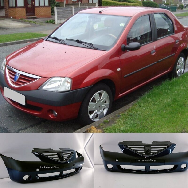 STOßSTANGE VORNE LACKIERT IN WUNSCHFARBE NEU für Dacia Logan 2004-2009