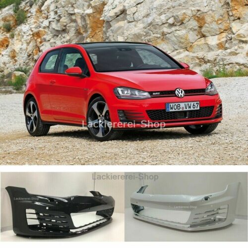 STOßSTANGE VORNE LACKIERT IN WUNSCHFARBE NEU für VW Golf 7 GTI/GTD 2012-2017