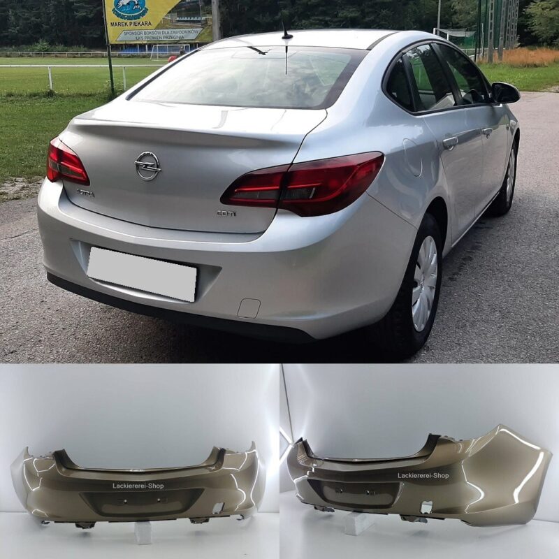 STOßSTANGE HINTEN LACKIERT IN WUNSCHFARBE NEU für Opel Astra J STUFENHECK 12-15