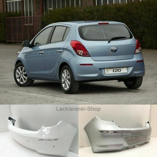 Hyundai i20 2012-2014 STOßSTANGE HINTEN LACKIERT IN WUNSCHFARBE NEU Originalteil