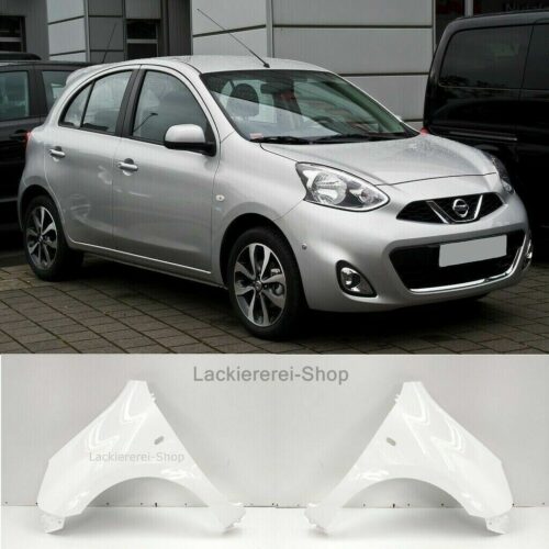 KOTFLÜGEL VORNE LACKIERT IN WUNSCHFARBE NEU für Nissan Micra 2013-2017