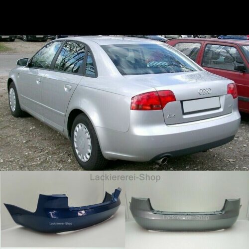 STOßSTANGE HINTEN LACKIERT IN WUNSCHFARBE NEU für Audi A4 B7 Limousine 2004-2007
