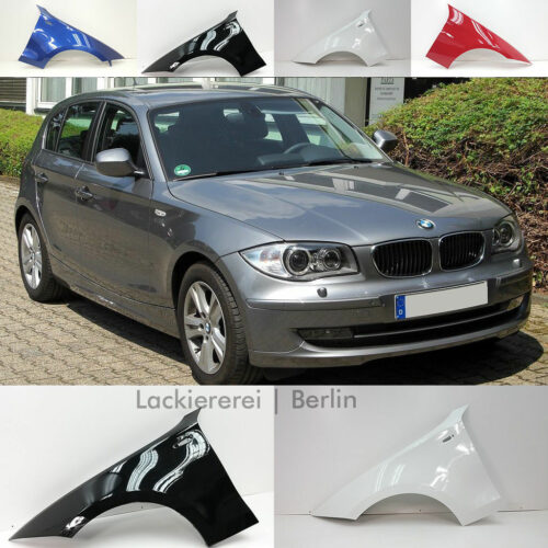 KOTFLÜGEL VORNE LACKIERT IN WUNSCHFARBE NEU für BMW 1er E81/E82/E87/E88 04-13