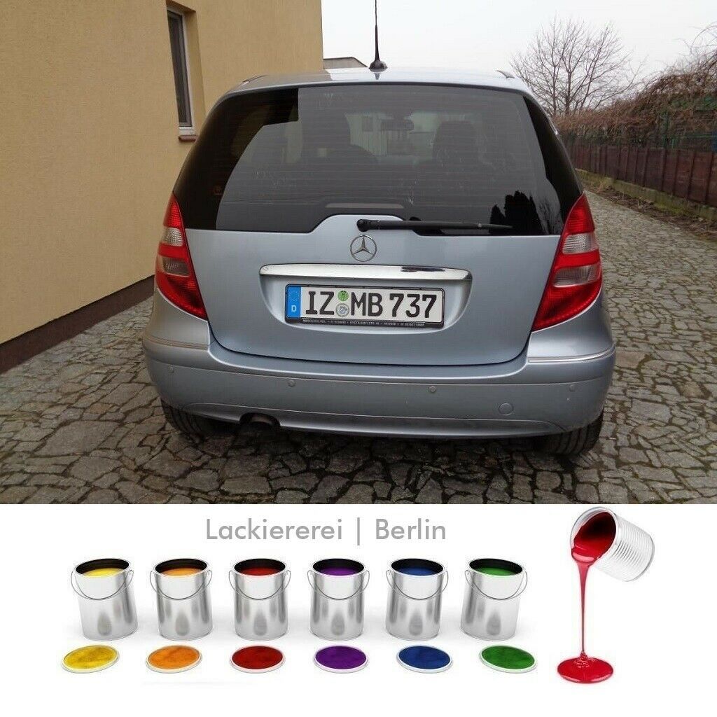Mercedes A Klasse W169 04 08 Stossstange Hinten Lackiert In Wunschfarbe Lackiererei Shop De