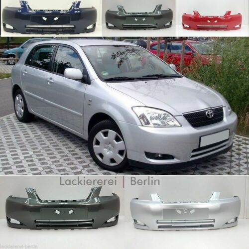 STOßSTANGE VORNE LACKIERT IN WUNSCHFARBE NEU für Toyota Corolla 2001-2004