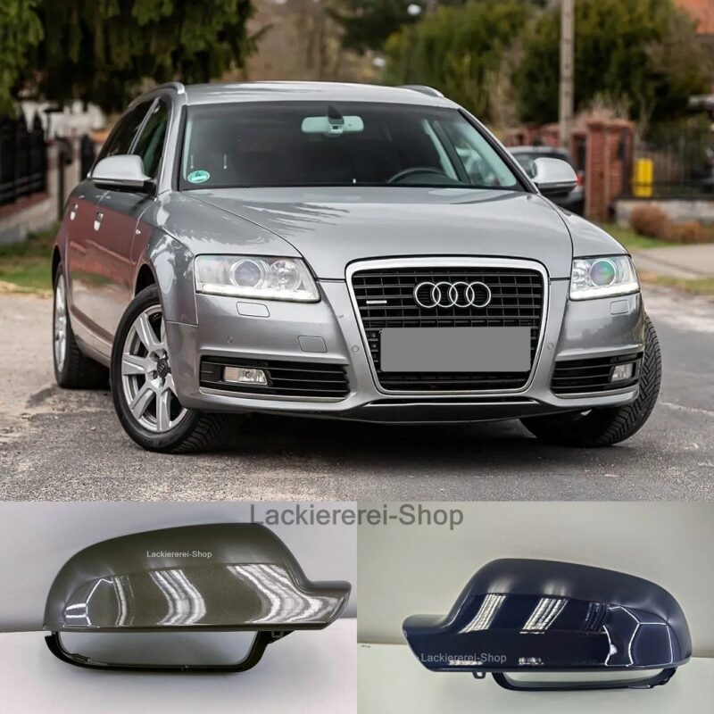 AUßENSPIEGEL KAPPE/GEHÄUSE LACKIERT IN WUNSCHFARBE NEU für Audi A6 C6 2008-2011