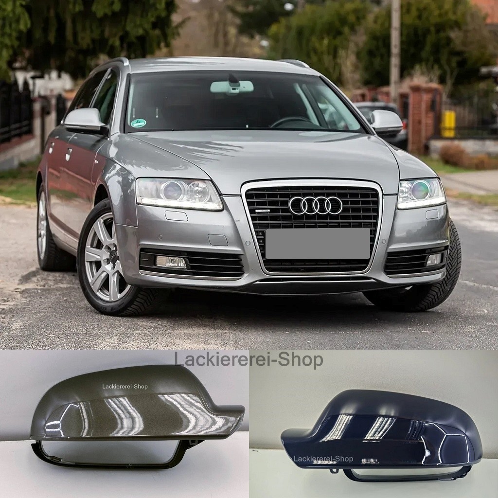 AUßENSPIEGEL KAPPE/GEHÄUSE LACKIERT IN WUNSCHFARBE NEU für Audi A6 C6 2008-2011