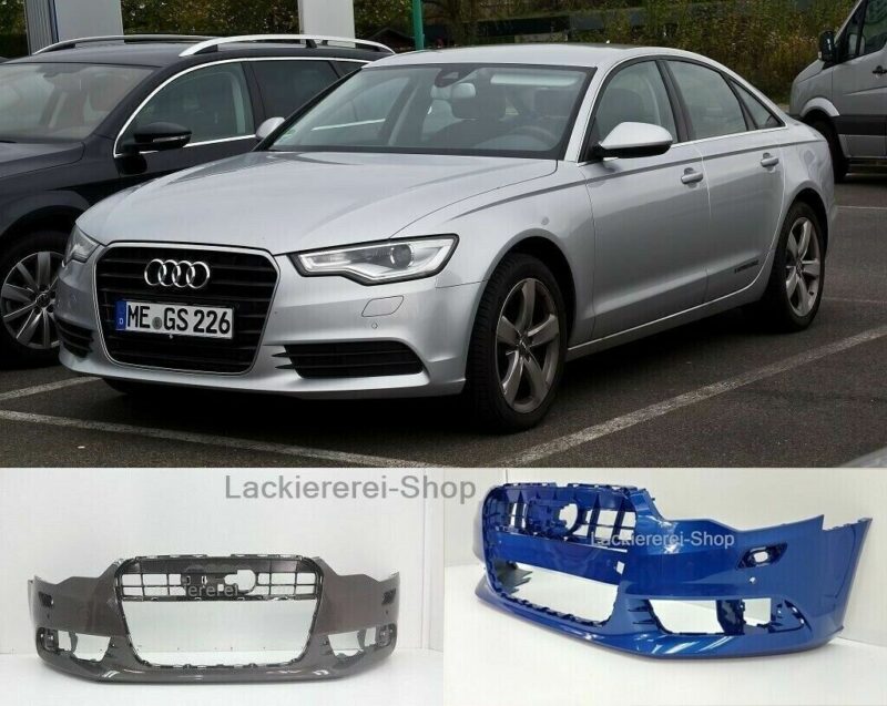 STOßSTANGE VORNE LACKIERT IN WUNSCHFARBE NEU für Audi A6 C7 2010-2014 versch. Varianten