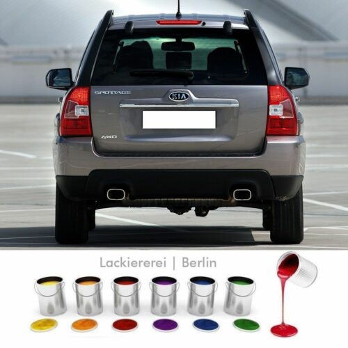 STOßSTANGE HINTEN LACKIERT IN WUNSCHFARBE NEU für Kia Sportage 2008-2010