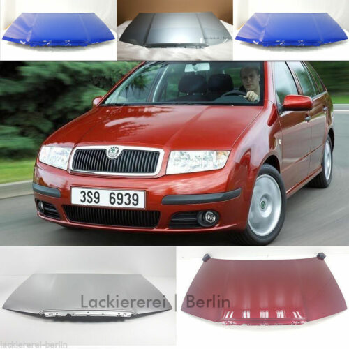 MOTORHAUBE LACKIERT IN WUNSCHFARBE NEU für Skoda Fabia 1999-2007
