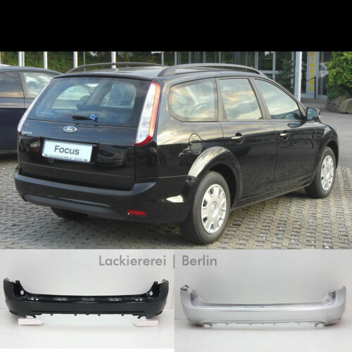 STOßSTANGE HINTEN LACKIERT IN WUNSCHFARBE NEU für Ford Focus Turnier 2008-2011
