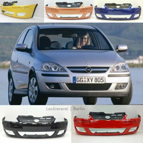 STOßSTANGE VORNE LACKIERT IN WUNSCHFARBE NEU für Opel Corsa C 2003-2006