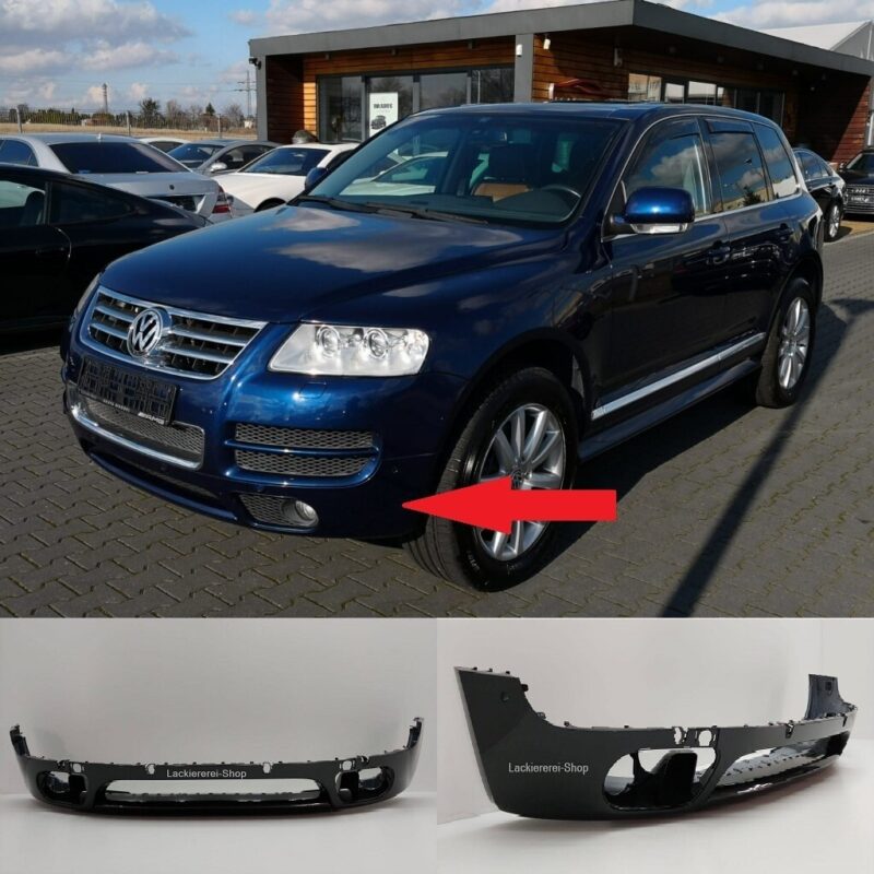 SPOILER VORNE LACKIERT IN WUNSCHFARBE ORIGINAL NEU VW TOUAREG R-LINE 2002-2006