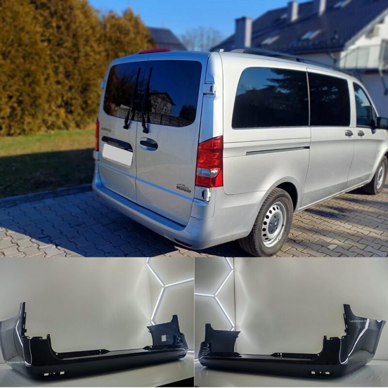 STOßSTANGE HINTEN LACKIERT IN WUNSCHFARBE NEU für Mercedes Vito W447 2014-2019