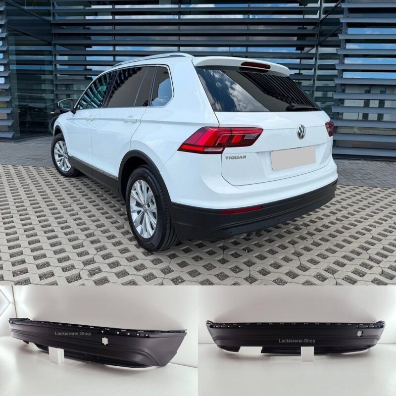STOßSTANGE SPOILER UNTERTEIL HINTEN UNLACKIERT NEU für VW Tiguan 2016-2020