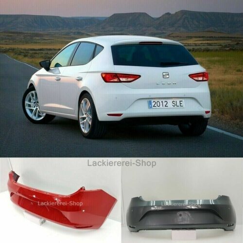 STOßSTANGE HINTEN LACKIERT IN WUNSCHFARBE NEU für Seat Leon 2012-2016