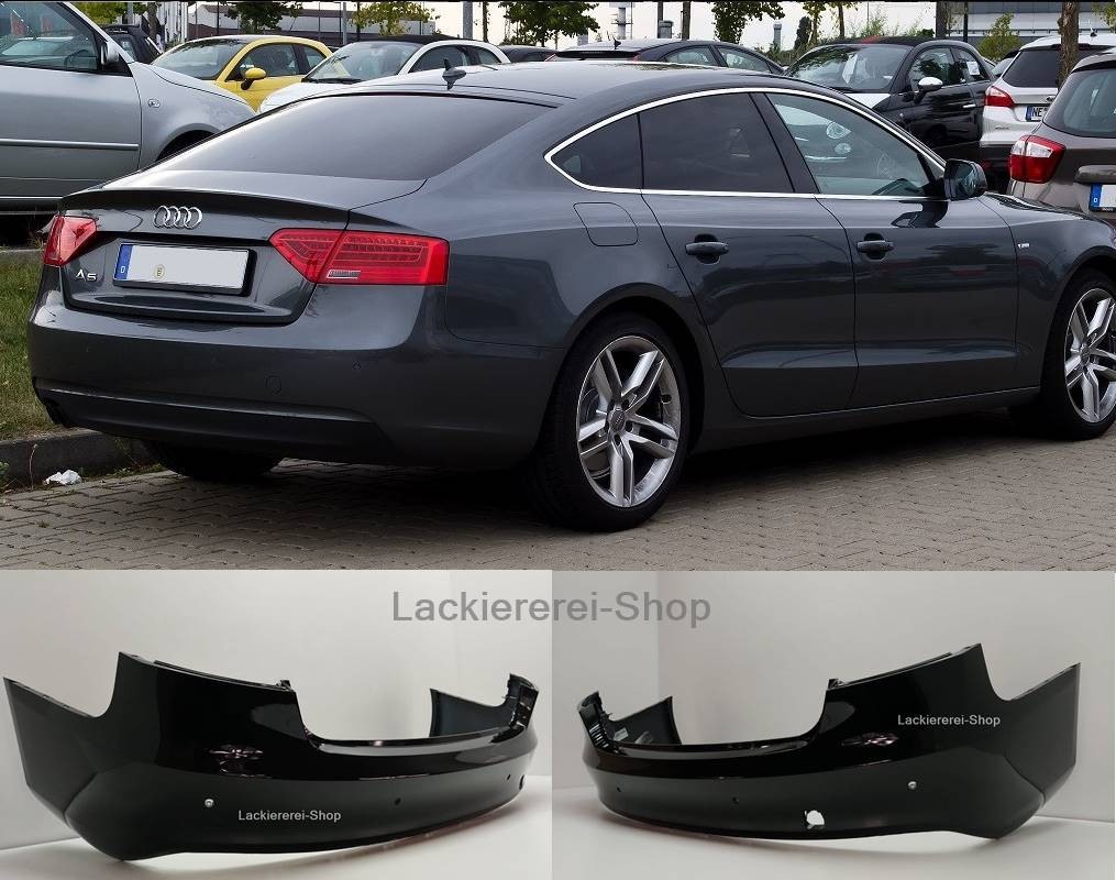 STOßSTANGE HINTEN LACKIERT IN WUNSCHFARBE NEU für Audi A5 2012-2016 S-LINE