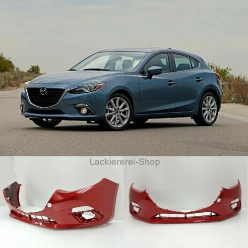 STOßSTANGE VORNE LACKIERT IN WUNSCHFARBE NEU für Mazda 3 2013-2017