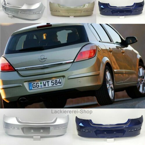 STOßSTANGE HINTEN LACKIERT IN WUNSCHFARBE NEU für Opel Astra 3 H 5-Türer