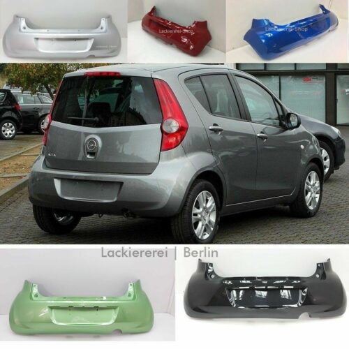 STOßSTANGE HINTEN LACKIERT IN WUNSCHFARBE NEU für Opel Agila B 2007-2014