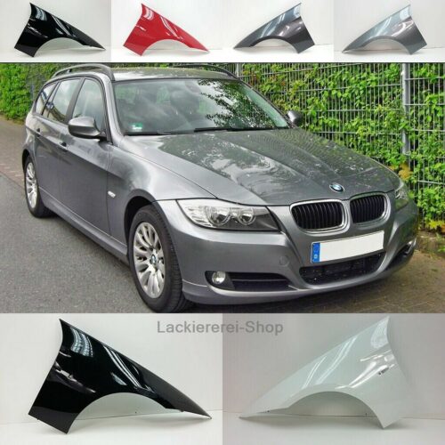 KOTFLÜGEL VORNE LACKIERT IN WUNSCHFARBE NEU für BMW 3er E90/E91 2004-2011