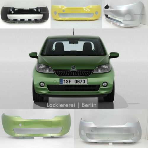 STOßSTANGE VORN LACKIERT IN WUNSCHFARBE NEU für Skoda Citigo 2011-2017