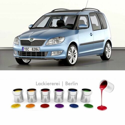 STOßSTANGE VORNE LACKIERT IN WUNSCHFARBE NEU für Skoda Roomster 2010-2015 mit SRA