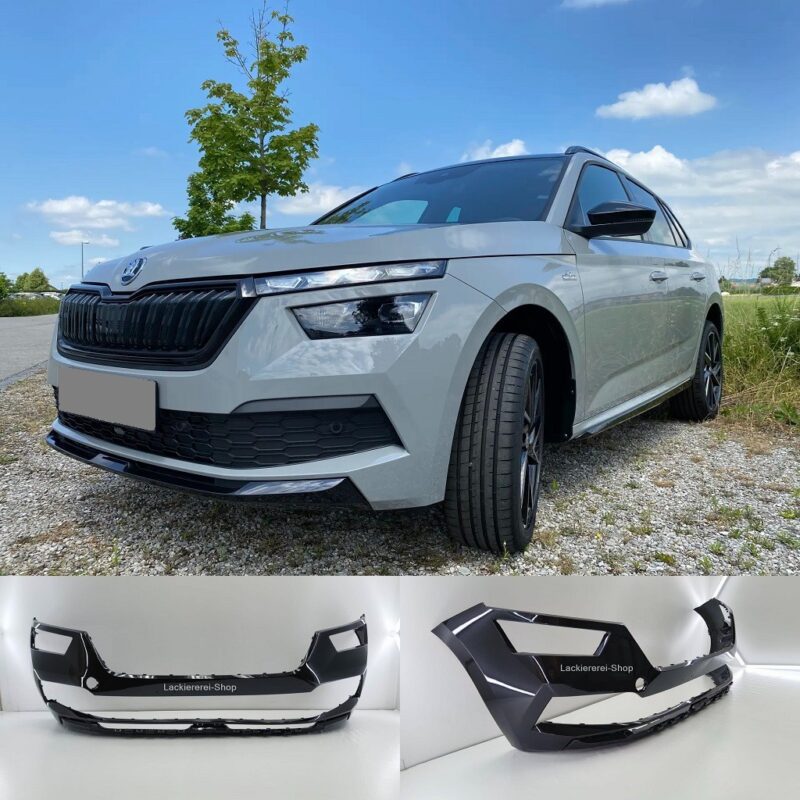 STOßSTANGE VORNE LACKIERT IN WUNSCHFARBE NEU für Skoda Kamiq 2019-2023