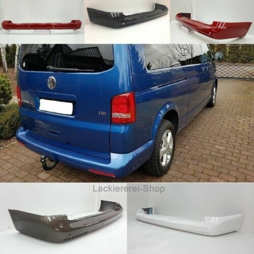 STOßSTANGE HINTEN LACKIERT IN WUNSCHFARBE NEU für VW T5/MULTIVAN/CARAVELLE 2012-2015 PDC