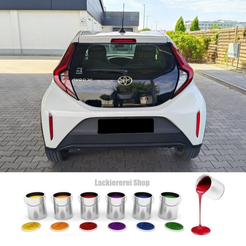 STOßSTANGE HINTEN OBERTEIL LACKIERT IN WUNSCHFARBE NEU für Toyota Aygo X 2021-