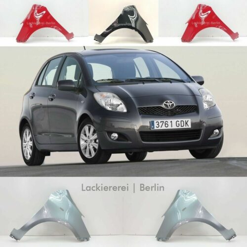 KOTFLÜGEL VORNE LACKIERT IN WUNSCHFARBE NEU für Toyota Yaris 2009-2011