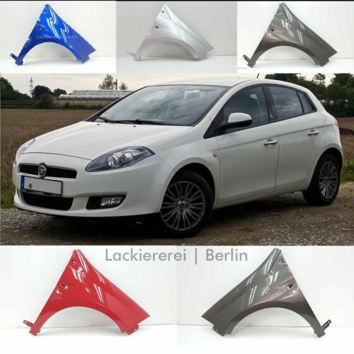 KOTFLÜGEL VORNE LACKIERT IN WUNSCHFARBE NEU für Fiat Bravo 2007-2014
