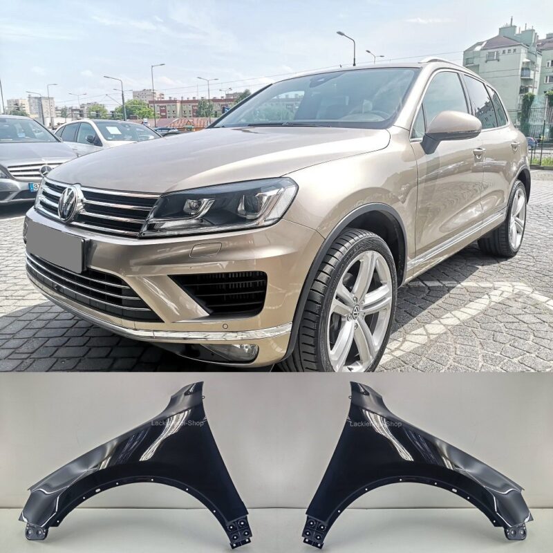 KOTFLÜGEL VORNE LACKIERT IN WUNSCHFARBE NEU VW Touareg 2010-2018 ORIGINALTEIL