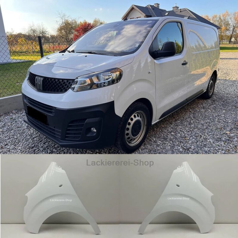 KOTFLÜGEL VORNE LACKIERT IN WUNSCHFARBE NEU für Fiat Scudo 2021-