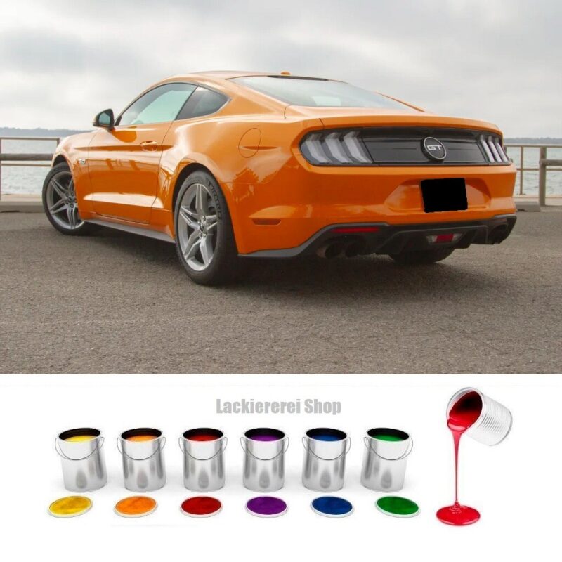 STOßSTANGE HINTEN LACKIERT IN WUNSCHFARBE NEU für Ford Mustang 2018-2023