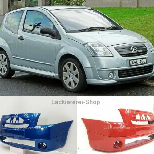STOßSTANGE VORNE LACKIERT IN WUNSCHFARBE NEU für Citroen C2 2003-2008