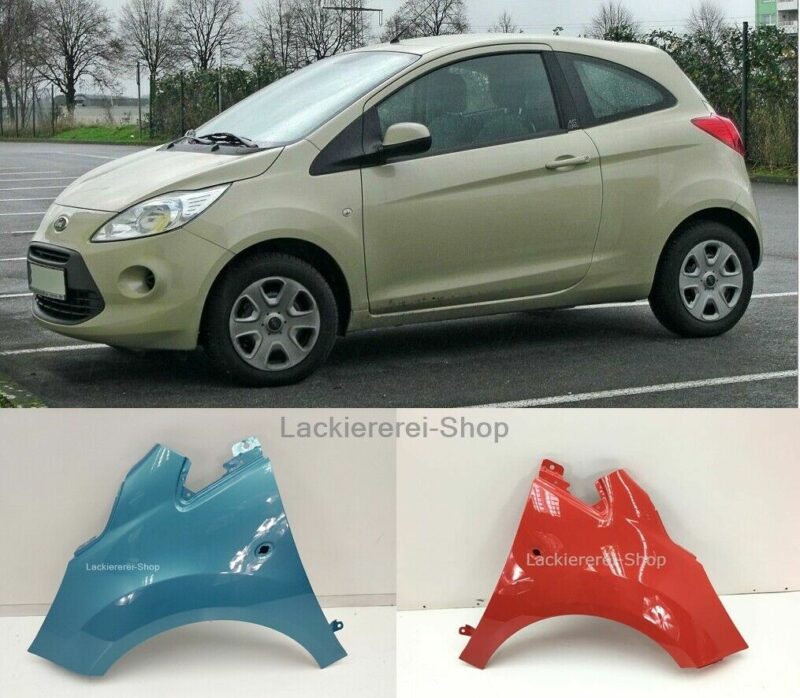 KOTFLÜGEL VORNE LACKIERT IN WUNSCHFARBE NEU für Ford KA 2008-2016