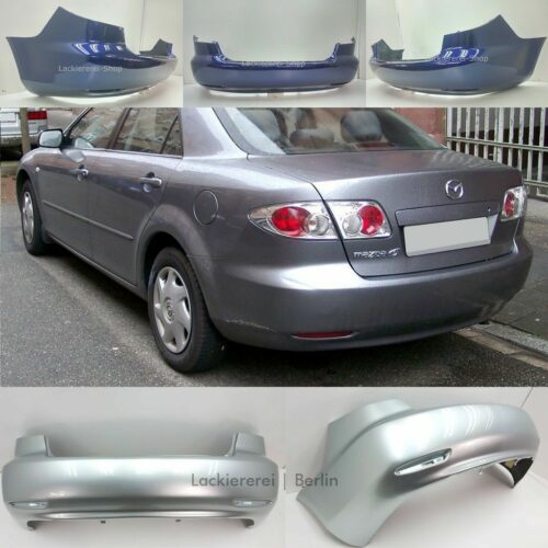 STOßSTANGE HINTEN LACKIERT IN WUNSCHFARBE NEU für Mazda 6 2002-2005