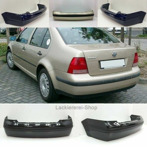 STOßSTANGE HINTEN LACKIERT IN WUNSCHFARBE NEU für VW Bora 1998-2005 inkl. Leiste