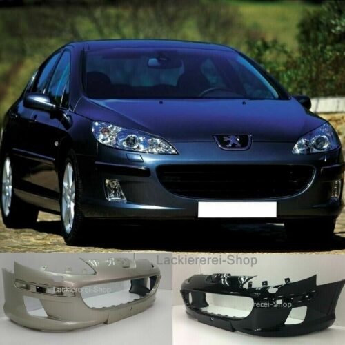 STOßSTANGE VORN LACKIERT WUNSCHFARBE NEU für Peugeot 407 2004-2010 mit SRA
