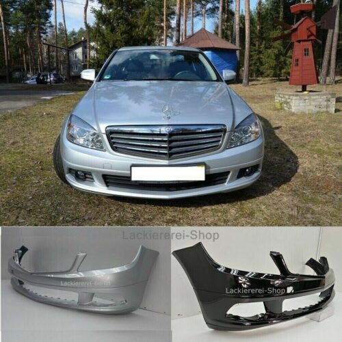 STOßSTANGE VORNE LACKIERT IN WUNSCHFARBE NEU für Mercedes C-Klasse 2007-2011 Classic
