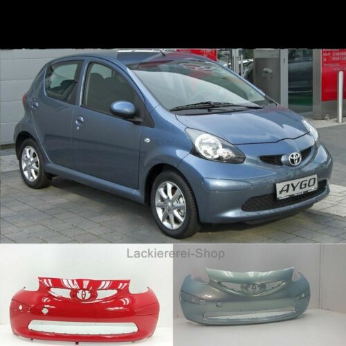 STOßSTANGE VORNE LACKIERT IN WUNSCHFARBE NEU für Toyota Aygo 2005-2008