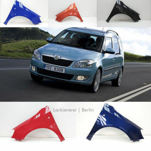 KOTFLÜGEL VORNE LACKIERT IN WUNSCHFARBE NEU für Skoda Roomster 2006-2015